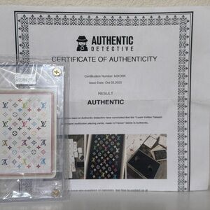 Louis Vuitton Multicolor Monogram Playing Cards